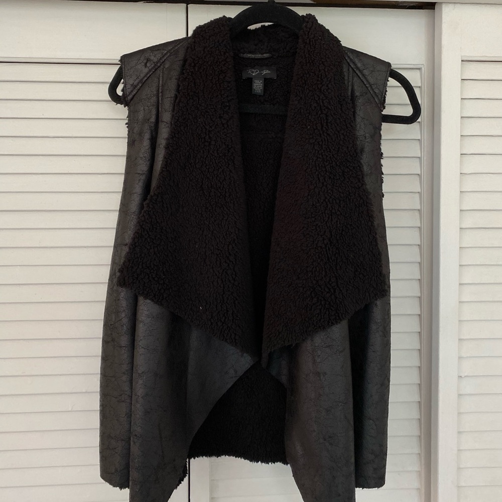 Faux Fur / Leather Vest
